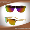 Fashion classic plasic frame Wooden foots Sunglasses